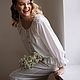 Пижама Jasmin из итальянского батиста молочного цвета, Пижамы, Москва,  Фото №1