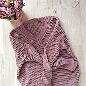 Одежда handmade. Livemaster - original item Women`s oversize sweater with a dropped shoulder. Handmade.