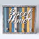 Настенная ключница "SWEET HOME", Таблички, Тольятти,  Фото №1