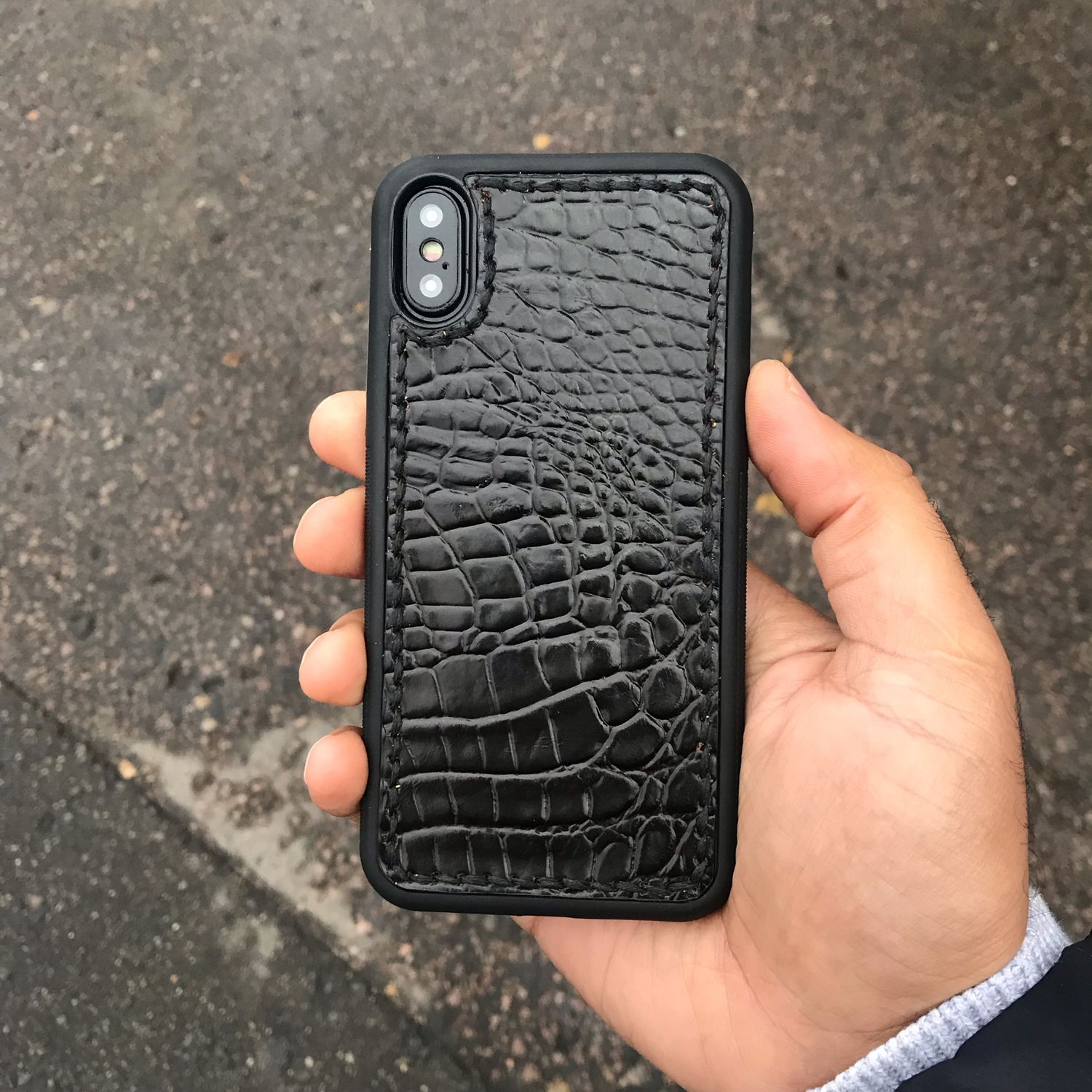 Кожаный чехол «Brown Croco №07» для моб. устройств. Mодель: iPhone X в  интернет-магазине на Ярмарке Мастеров | Чехол, Мытищи - доставка по России.  Товар продан.