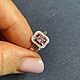 17. Кольцо с гранатом малайя 1.10 ct. Натуральные камни. Кольца. Елена. Ярмарка Мастеров.  Фото №5