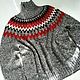 Kordy mottled//Твидовый свитер M/L Лопапейса унисекс Твид и альпака. Свитеры. Sculptural Crochet. Ярмарка Мастеров.  Фото №6
