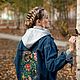 Джинсовая куртка с декором, Куртки, Ноябрьск,  Фото №1