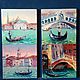 Oil painting ' History of Venice, under the bridge'. Pictures. Zhanna Schepetova. Ярмарка Мастеров.  Фото №6