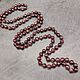 Long beads natural Garnet, Beads2, Moscow,  Фото №1