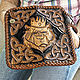 Men's leather wallet 'bear King', Wallets, Krasnodar,  Фото №1