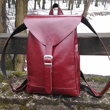 Рюкзак кожаный купить в интернет-магазине Ярмарка Мастеров по цене 7000 ...
