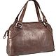 Bag genuine leather brown. Italy, brand, Vintage bags, Nelidovo,  Фото №1