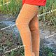  Down stockings 'Warm' knitted women's orange. Stockings. Down shop (TeploPuha34). My Livemaster. Фото №5
