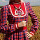 Платье льняное "Жар-птица", Платья, Москва,  Фото №1