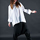 Cotton loose shirt, Elegant print shirt - SH0434CT. Blouses. EUG fashion. My Livemaster. Фото №5