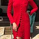 Order Red dress, designer dress, classic dress!. elmdesign (ELMDESIGN). Livemaster. . Dresses Фото №3