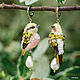Rosalyn Birds Earrings'. Earrings. Coffeelena. Online shopping on My Livemaster.  Фото №2