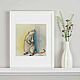Иллюстрации "Беляшики", цветные карандаши. Элементы интерьера. Milaniya_art. Интернет-магазин Ярмарка Мастеров.  Фото №2