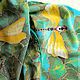 Order Batik scarf 'Solar dragonfly'. OlgaPastukhovaArt. Livemaster. . Scarves Фото №3