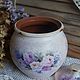 'Gentle roses'-Ceramic pot for food. Jars. Hundred centuries. My Livemaster. Фото №5