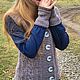 Вязаный жилет"Зимняя верба", Жилеты, Новомосковск,  Фото №1