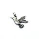 Silver Colibri Pendant, Sterling Silver Necklace Pendant Hummingbird. Pendants. Best Silver Gifts For Everybody. Online shopping on My Livemaster.  Фото №2