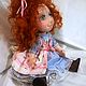 Xenia. Textile doll. Handmade doll. Interior doll. Dolls and toys. Online shopping on My Livemaster.  Фото №2
