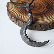 Фен-шуй и эзотерика handmade. Livemaster - original item Hand forged Evil Sickle pendant amulet.. Handmade.