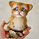 Felted toy Pirate cat. Felted Toy. Felt toy fromKristina Antropova. My Livemaster. Фото №6
