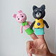 Penlight theater the Three little pigs. Stuffed Toys. sunnytoys-gifts. My Livemaster. Фото №6