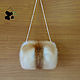 Fur Muff bag made from fur red Fox. Stylish ladies accessory. Clutch. Mishan (mishan). My Livemaster. Фото №4