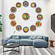 'Mexico-bright and Sunny ' big set on the wall. Decorative plates. Art by Tanya Shest. Online shopping on My Livemaster.  Фото №2