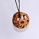 Order Wood pendants Sfera (beech). OakForest Wooden Jewelry. Livemaster. . Pendant Фото №3