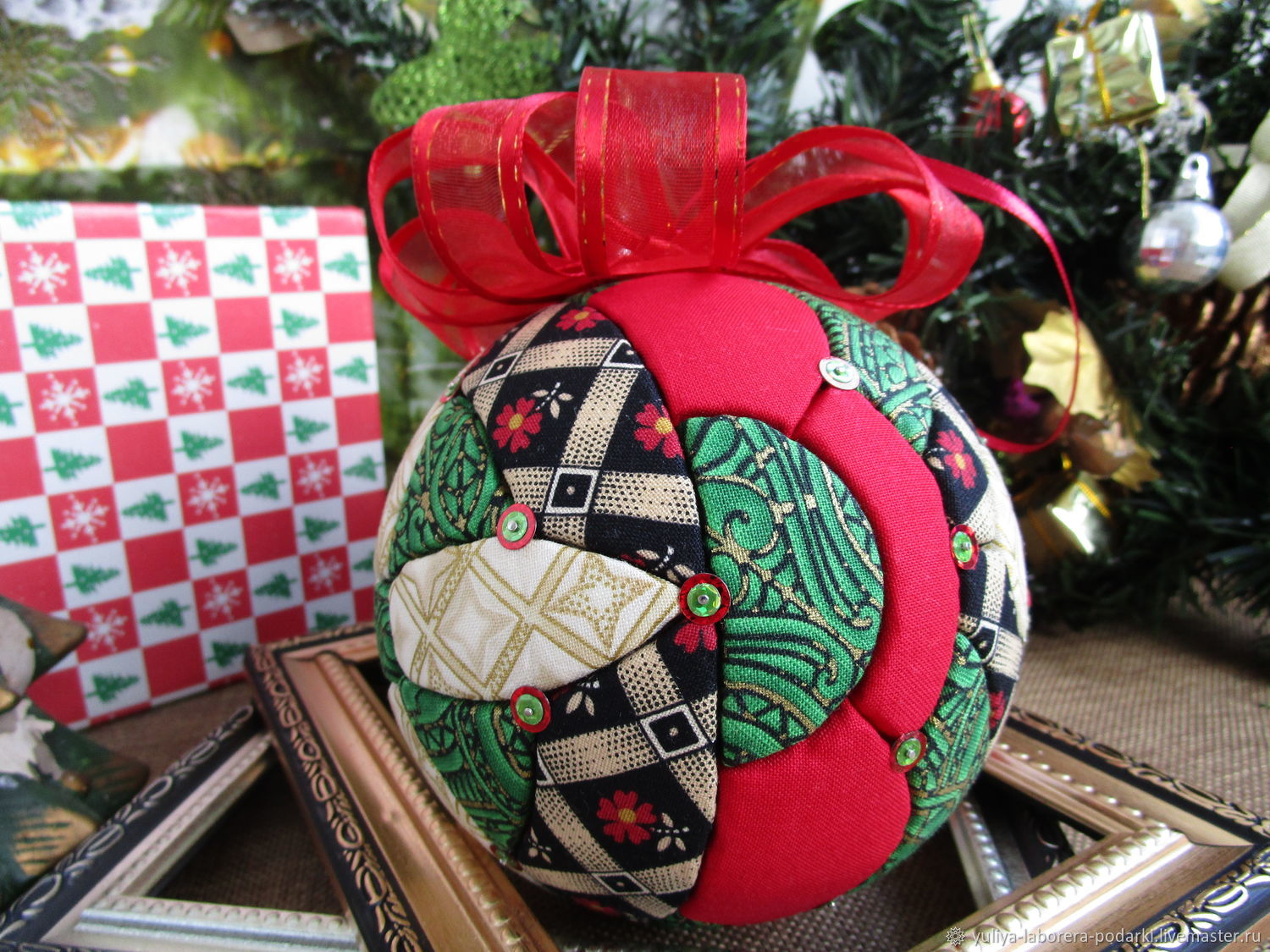 Como hacer bola de navidad personalizada