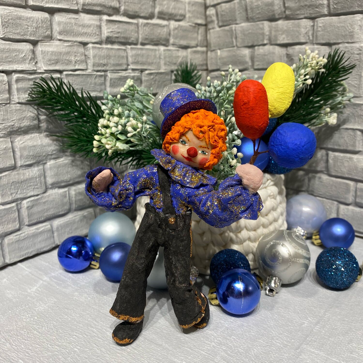 «Клоун с воздушными шарами» – заказать на Ярмарке Мастеров – ROQSSRU ...