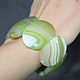 Order Bracelet natural green agate. naturalkavni. Livemaster. . Bead bracelet Фото №3