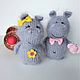 Knitted Hippo toy handmade gift Hippo, Stuffed Toys, Zhukovsky,  Фото №1
