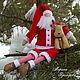 Santa Claus with Deer. A GIFT FOR THE NEW YEAR AND CHRISTMAS!!!, Tilda Dolls, Barnaul,  Фото №1