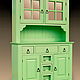 Буфет для кухни прованс 150 см белый зеленый голубой из массива дерева. Кухонная мебель. ARTful mebel - мебель из массива (artful-mebel). Ярмарка Мастеров.  Фото №5
