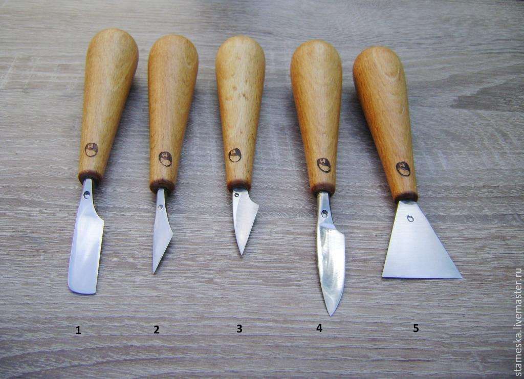 ножи по дереву размеры