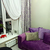 Для дома и интерьера handmade. Livemaster - original item Living room curtains-dining room. Handmade.