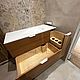 Тумба из дуба в ванную комнату. Мебель для ванной. WOOD LOFT (woodloftmsk). Интернет-магазин Ярмарка Мастеров.  Фото №2