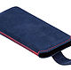 Case for iPhone 6 7 8 Blue suede leather With red stitching. Case. AlekssMovins. Online shopping on My Livemaster.  Фото №2