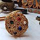  Pocket mirror with Swarovski crystals. Pocket mirrors. BronvenGift (bronven). My Livemaster. Фото №8