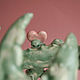Ваза для сухоцветов зелёная керамика. Вазы. Мечты в глазури. Ярмарка Мастеров.  Фото №5