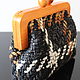 Order Tweed bag Tweed handbag on a wooden clasp. Olga'SLuxuryCreation. Livemaster. . Clasp Bag Фото №3