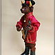 Interior doll ' bull With a balalaika'. Figurines in Russian style. Julia. My Livemaster. Фото №4