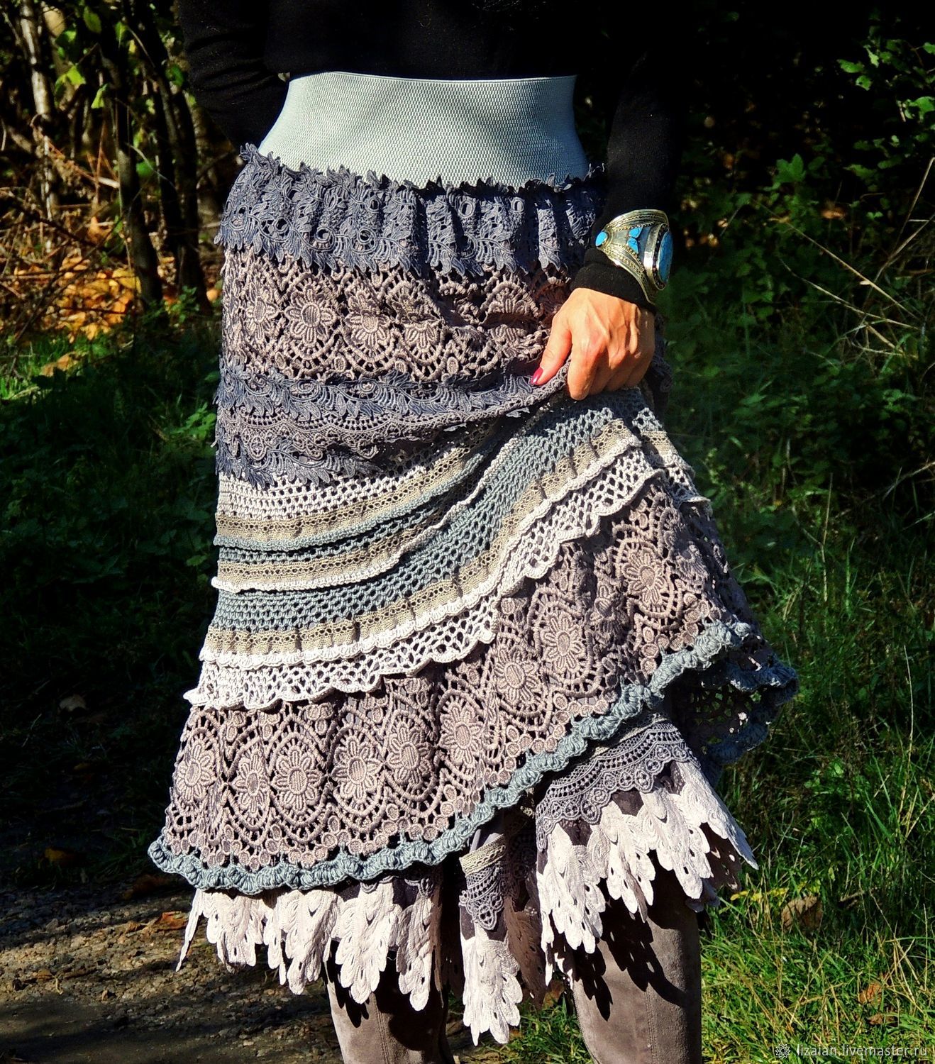 Cotton yarn outlet skirt