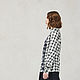 Шелковая блузка с принтом "гусиная лапка". Блузки. SOPHISTIKA. Интернет-магазин Ярмарка Мастеров.  Фото №2