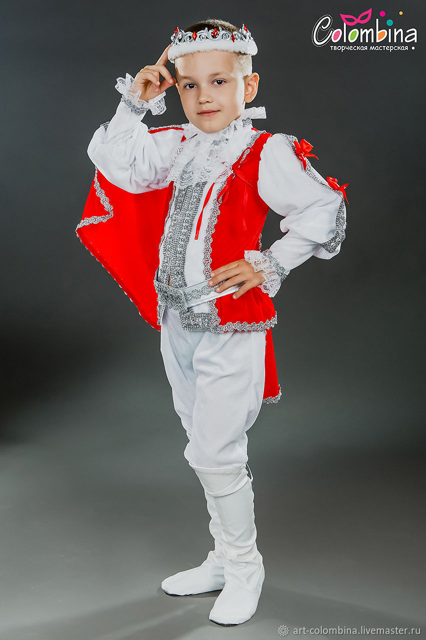 Карнавальный костюм Принц из Новиграда, рост 158 см (Батик)