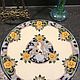 Decorative plate 'lion', Makkum, Holland. Decorative vintage plates. 'Gollandskaya Vest-Indskaya kompaniya'. Ярмарка Мастеров.  Фото №4