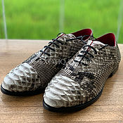 Обувь ручной работы. Ярмарка Мастеров - ручная работа Men`s shoes Python skin. Handmade.