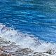  20х20 Южный берег Крыма. Море. Картины. Sila2025. Интернет-магазин Ярмарка Мастеров.  Фото №2