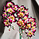 Bouquet-nightlight orchid with 3 branches 'Raspberry'. Nightlights. Elena Krasilnikova. My Livemaster. Фото №4
